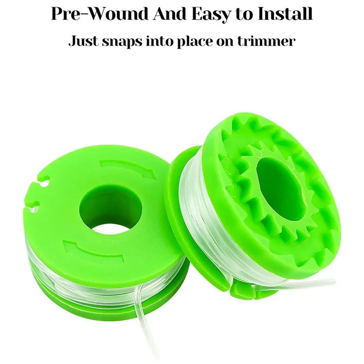3PCS RS90121 Nylon Line Spools for Earthwise CST00012 / LST10012 / CST12010 Lawn Trimmer Wire Reels