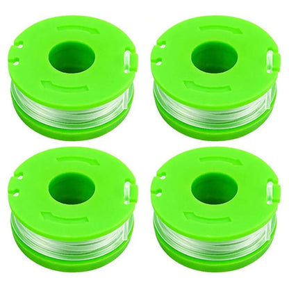 4PCS RS90121 Nylon Line Spools for Earthwise CST00012 / LST10012 / CST12010 Lawn Trimmer Wire Reels