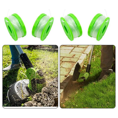 4PCS RS90121 Nylon Line Spools for Earthwise CST00012 / LST10012 / CST12010 Lawn Trimmer Wire Reels
