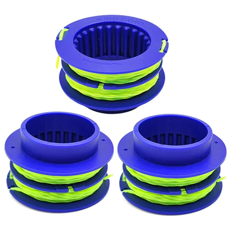 3PCS TLEG-01 ABS Spools for Kobalt KST 1124B-03 / KLS 124-03 24V Lawn Trimmer Nylon Wire Trimming Head