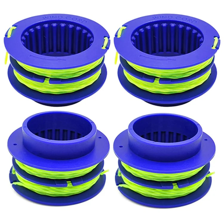 4PCS TLEG-01 ABS Spools for Kobalt KST 1124B-03 / KLS 124-03 24V Lawn Trimmer Nylon Wire Trimming Head