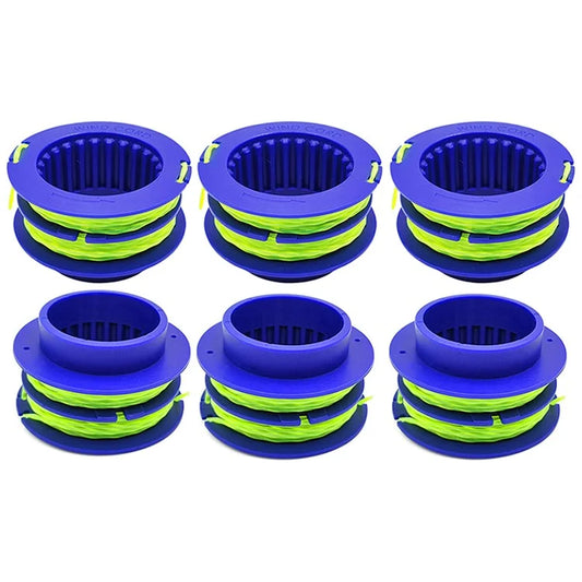 6PCS TLEG-01 ABS Spools for Kobalt KST 1124B-03 / KLS 124-03 24V Lawn Trimmer Nylon Wire Trimming Head