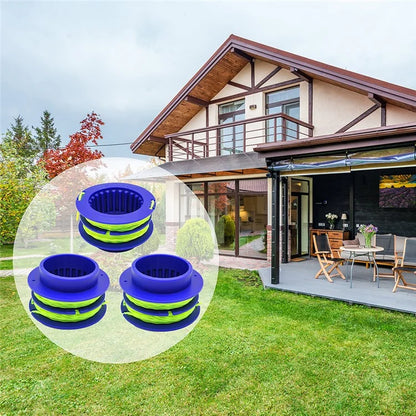 6PCS TLEG-01 ABS Spools for Kobalt KST 1124B-03 / KLS 124-03 24V Lawn Trimmer Nylon Wire Trimming Head