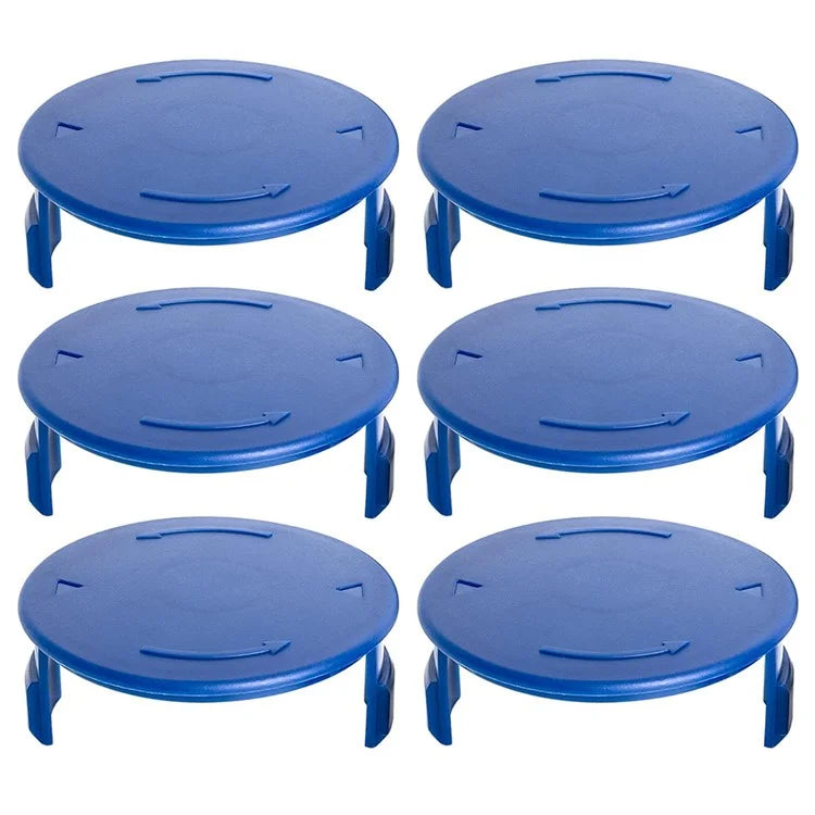 6PCS Plastic Spool Cap for Kobalt KST 120X-06 / 120X 40V Lawn Mower Replacement Part, TLK-01-1