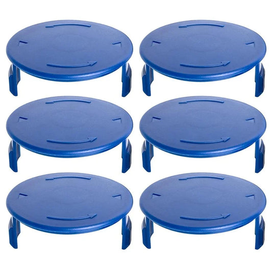 6PCS Plastic Spool Cap for Kobalt KST 120X-06 / 120X 40V Lawn Mower Replacement Part, TLK-01-1