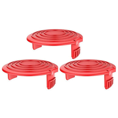3PCS RS0011 Spool Caps for Black & Decker Lawn Mower Replacement Part