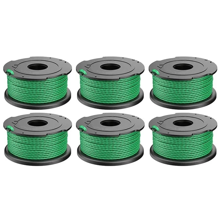 6PCS A6486 ABS Spool for Black & Decker Lawn Mower Nylon Wire Trimming Head