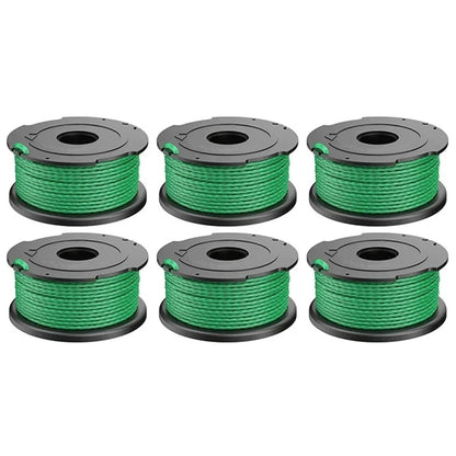 6PCS A6486 ABS Spool for Black & Decker Lawn Mower Nylon Wire Trimming Head