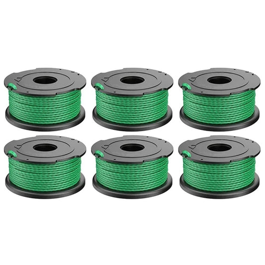 6PCS A6486 ABS Spool for Black & Decker Lawn Mower Nylon Wire Trimming Head