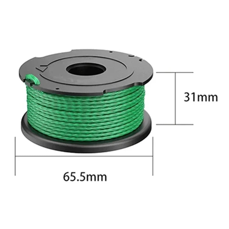 2PCS A6486 ABS Spool for Black & Decker Lawn Mower Nylon Wire Trimming Head