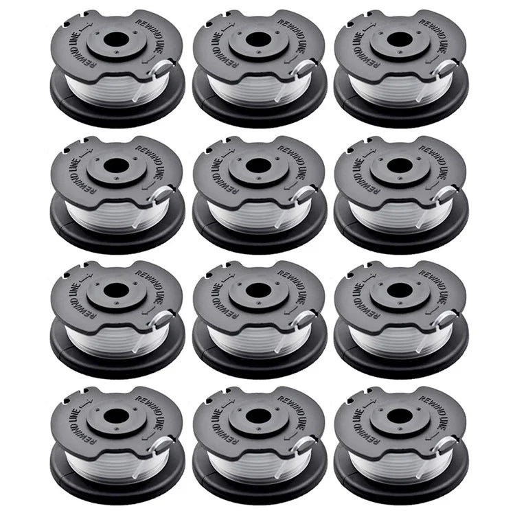 12PCS TLE-03 Spool for Einhell GE-CT 18 / 28 Li TC / GE-CT 18 / 28 Li Lawn Mower Nylon Trimming Wire Reel