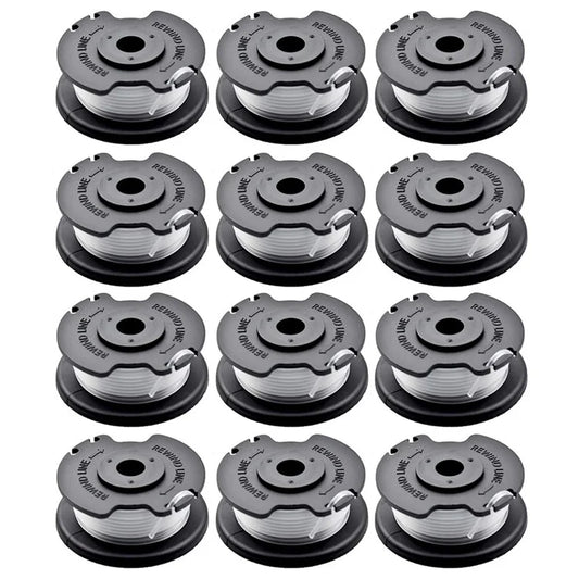 12PCS TLE-03 Spool for Einhell GE-CT 18 / 28 Li TC / GE-CT 18 / 28 Li Lawn Mower Nylon Trimming Wire Reel