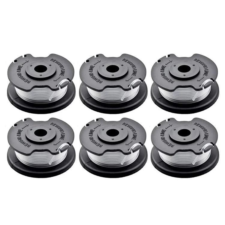6PCS TLE-03 Spool for Einhell GE-CT 18 / 28 Li TC / GE-CT 18 / 28 Li Lawn Mower Nylon Trimming Wire Reel