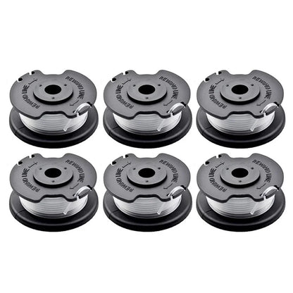 6PCS TLE-03 Spool for Einhell GE-CT 18 / 28 Li TC / GE-CT 18 / 28 Li Lawn Mower Nylon Trimming Wire Reel
