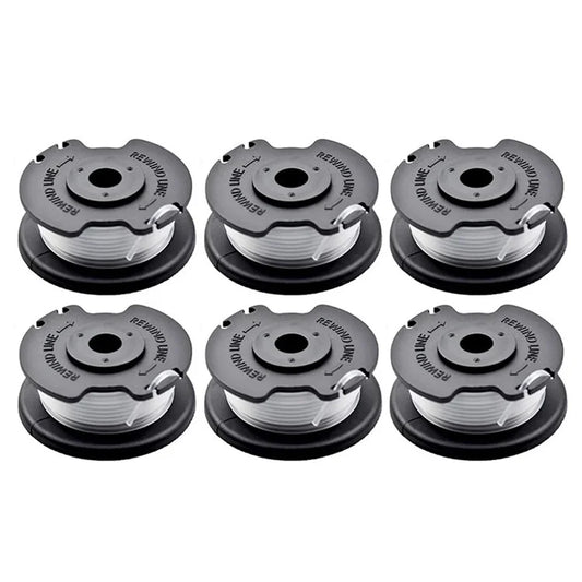 6PCS TLE-03 Spool for Einhell GE-CT 18 / 28 Li TC / GE-CT 18 / 28 Li Lawn Mower Nylon Trimming Wire Reel