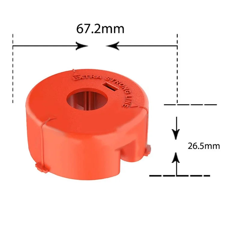 6Pcs Spool Cap for Bosch ART 3000 Combitrim / 2300 Combitrim / 30 Combitrim Lawn Mower Replacement Part, F016L71115