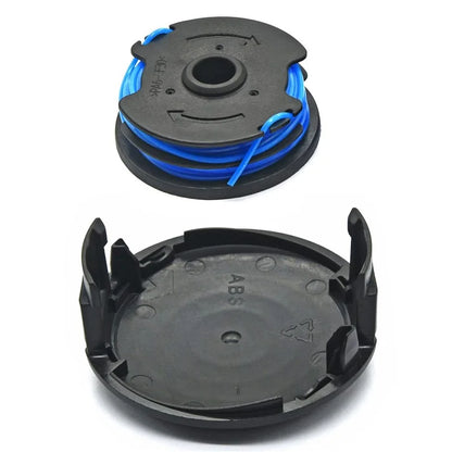 TLW-04+TLW-05 1Pc Replacement Spool + 1Pc Spool Cap for Harbor Freight Bauer 20115E-B Bauer Corded BAUER 5.5Amp 15 in Electric String Trimmer