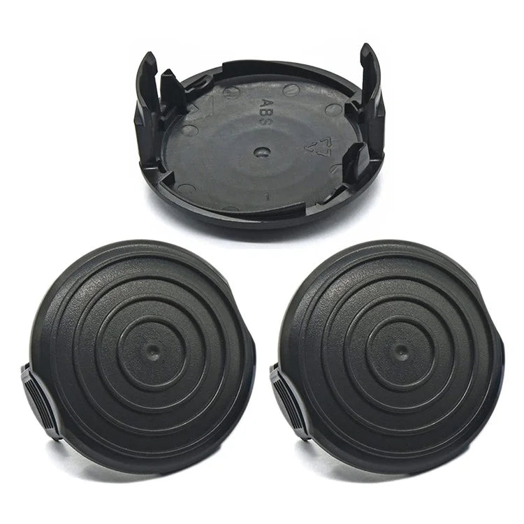 TLW-05 3Pcs Replacement Spool Cap for Harbor Freight Bauer 20115E-B Bauer Corded BAUER 5.5Amp 15 in Electric String Trimmer