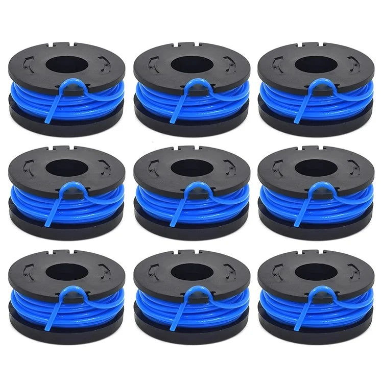 TLW-01 9Pcs Replacement Spool Mower Accessory for Harbor Freight Bauer 19115C-B 20V Cordless Mower
