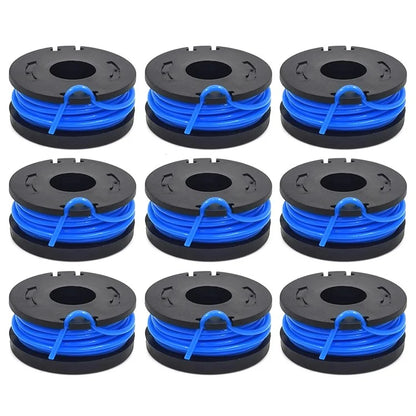 TLW-01 9Pcs Replacement Spool Mower Accessory for Harbor Freight Bauer 19115C-B 20V Cordless Mower
