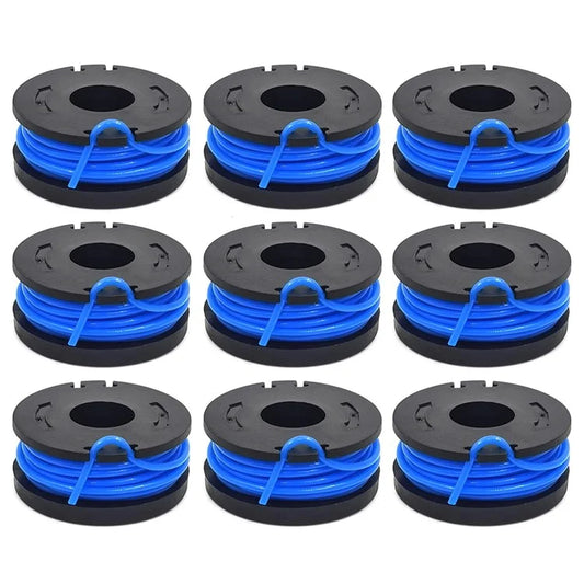 TLW-01 9Pcs Replacement Spool Mower Accessory for Harbor Freight Bauer 19115C-B 20V Cordless Mower