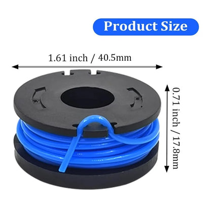 TLW-01 2Pcs Replacement Spool Mower Accessory for Harbor Freight Bauer 19115C-B 20V Cordless Mower