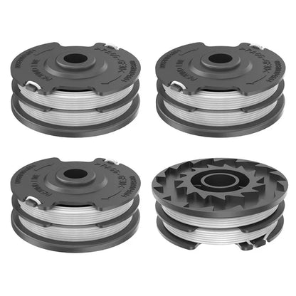 RS0101 4Pcs Replacement Spool Mower Accessory for LawnMaster GT1210 / GT1211 / GT1238 / GT1313 / GT1411 / GT1415