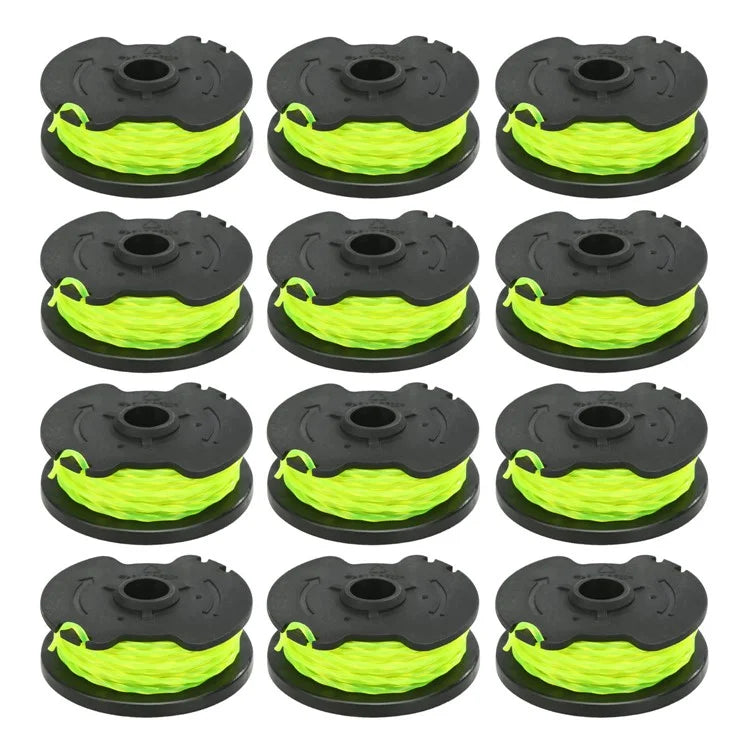 HT19-401-004-20 12Pcs Replacement Spool Mower Accessory for Hyper Tough 40V Max String Trimmer  /  HT19-401-004-20 /  HT21-401-002-04 (2022)