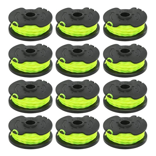 HT19-401-004-20 12Pcs Replacement Spool Mower Accessory for Hyper Tough 40V Max String Trimmer  /  HT19-401-004-20 /  HT21-401-002-04 (2022)