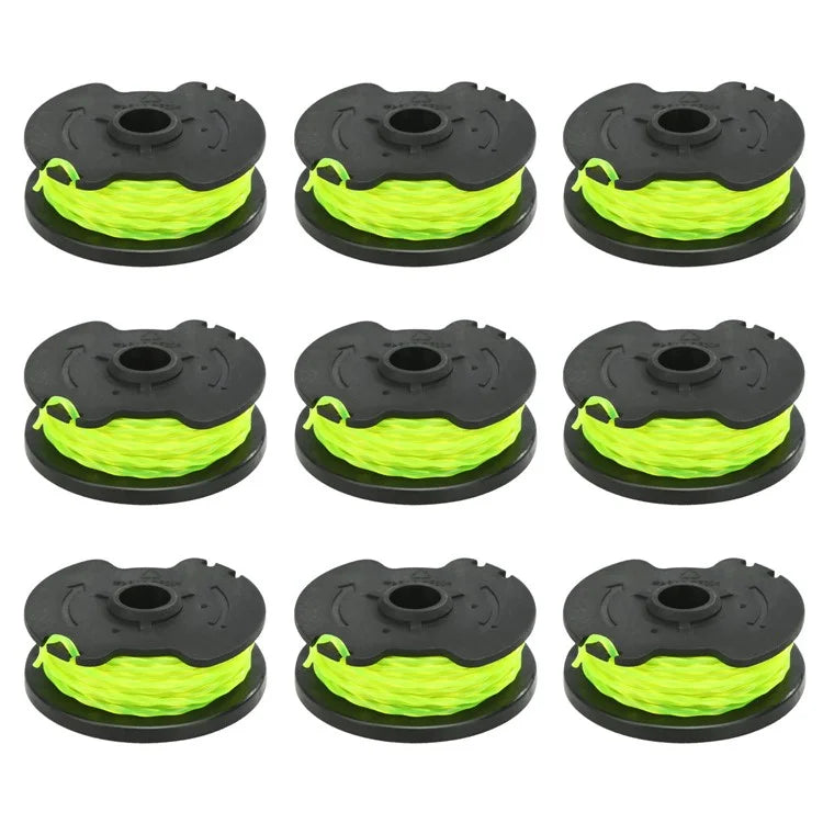 HT19-401-004-20 9Pcs Replacement Spool Mower Accessory for Hyper Tough 40V Max String Trimmer  /  HT19-401-004-20 /  HT21-401-002-04 (2022)