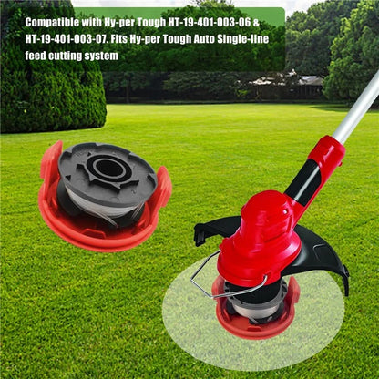 TLH-02+ TLH-02-1 6Pcs Replacement Spool + 1Pc Spool Cap for Hyper Tough 20V Max HT22-401-03-05  /  HT-19-401-003-06  /  HT19-401-003-07