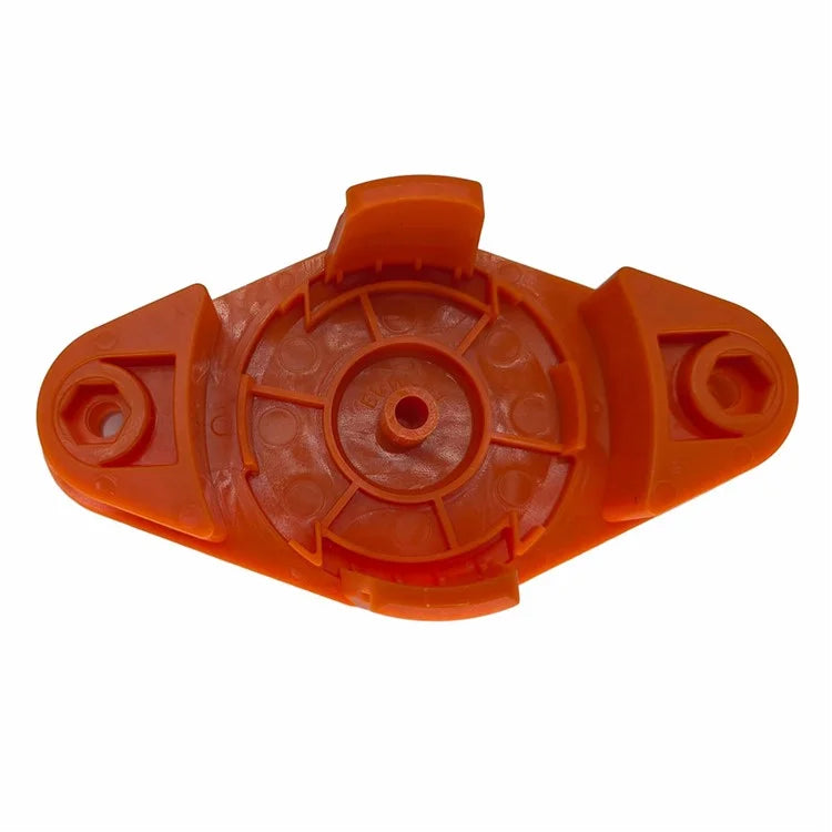 Trimmer Head + 6 Blades for Worx WG175  /  WG165  /  WG163  /  WG151  /  WG150 Lawn Mower Part, EVW-01+RS-0001 Orange