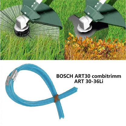 F016800182 30Pcs Spool Line for Bosch ART 30 Combitrim / ART 30-36 LI Lawn Mower Spool Nylon Line with Buckle