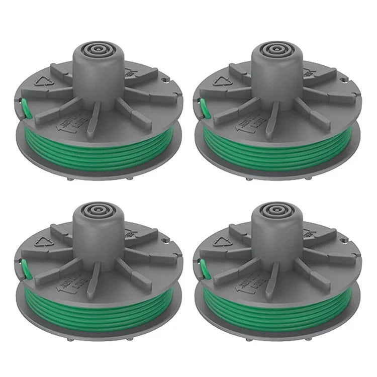 4Pcs 5309-20 Replacement Lawn Mower Spools for Garden Powercut Plus 650 / 30 Art.9811