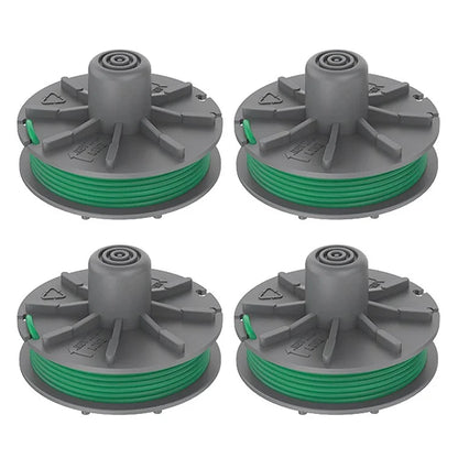 4Pcs 5309-20 Replacement Lawn Mower Spools for Garden Powercut Plus 650 / 30 Art.9811