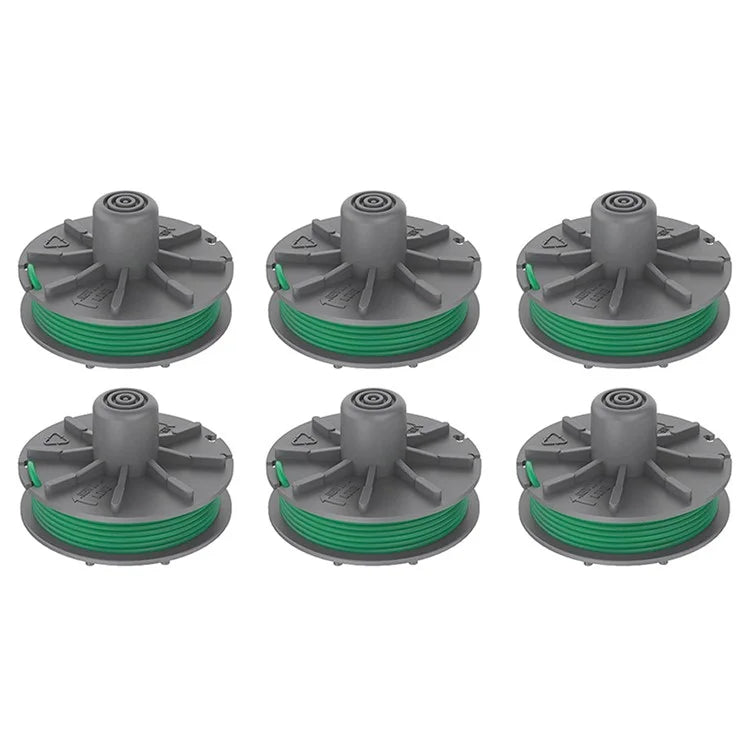 6Pcs For Garden 5309-20 Lawn Mower Spools Replacement Part Grass Trimmer Wire Reels