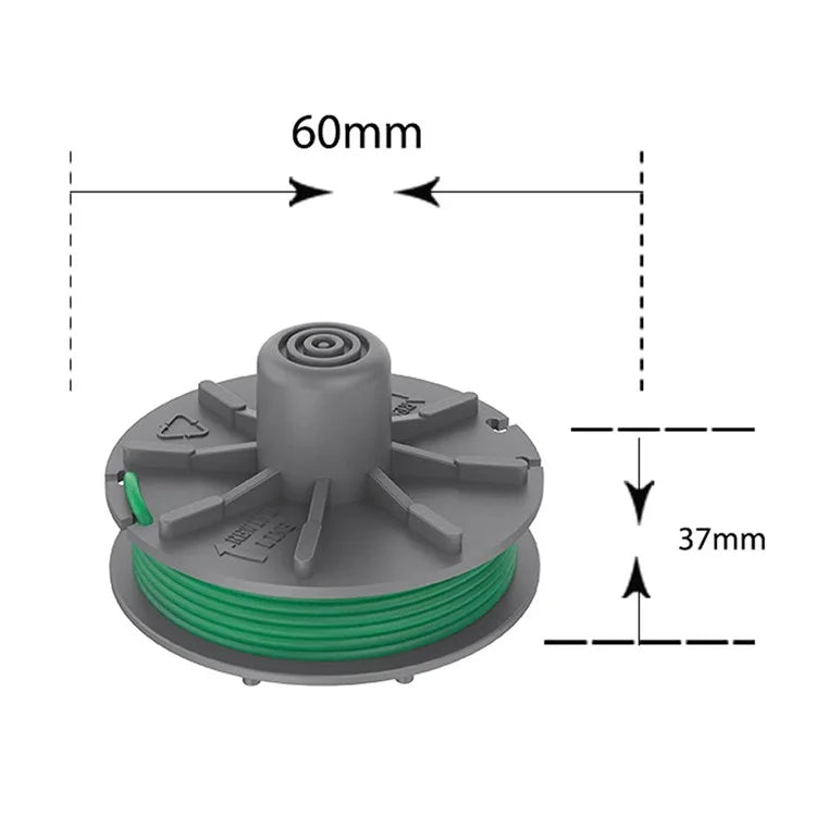 6Pcs For Garden 5309-20 Lawn Mower Spools Replacement Part Grass Trimmer Wire Reels