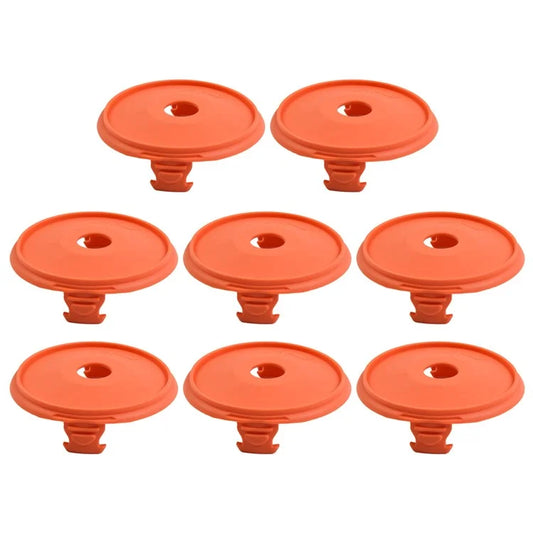8Pcs 5344 ABS Spool Caps for Garden Lawn Mower Replacement Parts