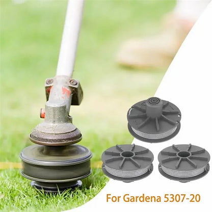 6Pcs 20FT 60x37mm 5307-20 Lawn Mower Trimmer Spool for Gardena Easycut 400 Art.8846