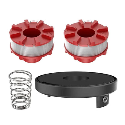 2 Spool+1 Cap+1 Coil Spring for Einhell Lawn Mower Replacement Parts Set