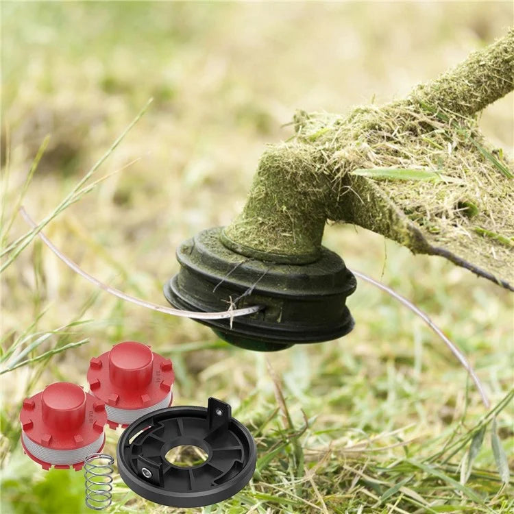 2 Spool+1 Cap+1 Coil Spring for Einhell Lawn Mower Replacement Parts Set
