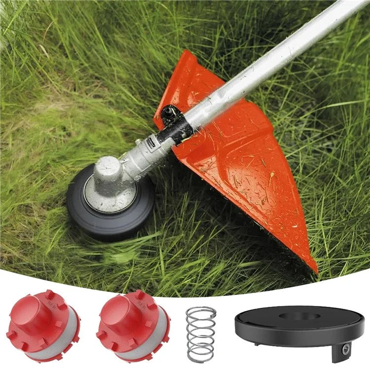 2 Spool+1 Cap+1 Coil Spring for Einhell Lawn Mower Replacement Parts Set