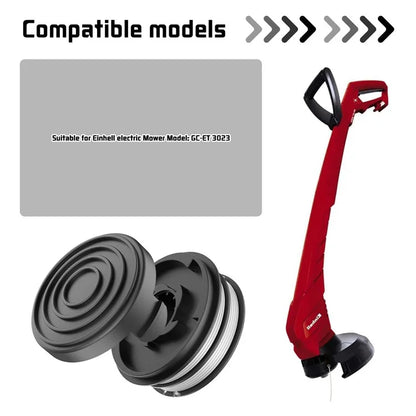Replacement Spool with Dustproof Cap for Einhell Lawn Mower 3405685 / TLE-02-1