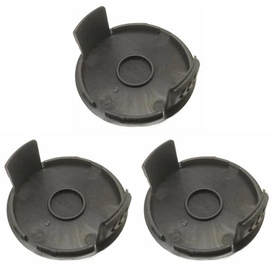 Set Of 3 ABS Plastic Spool Caps for Parkside Lawn Mower Replacement Part TLP-01-1