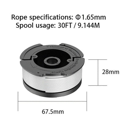 6Pcs For Black & Decker GH400 / GH500 / GH600 Wire Reels Lawn Mower Spools, AF-100-3ZP