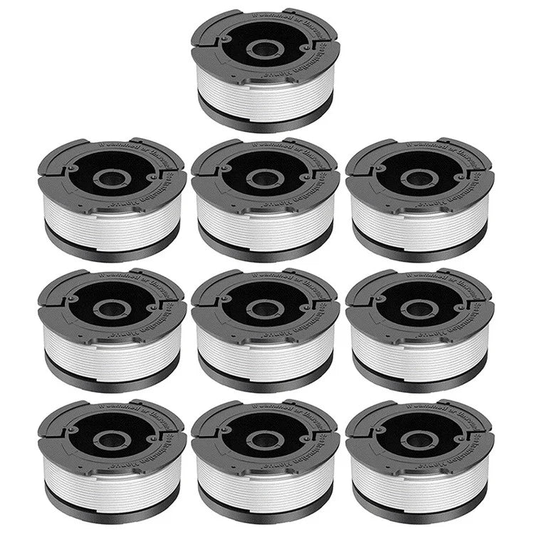 10Pcs AF-100-3ZP Spools for Black & Decker GH400 / GH500 Wire Reels Lawn Mower Replacement Parts