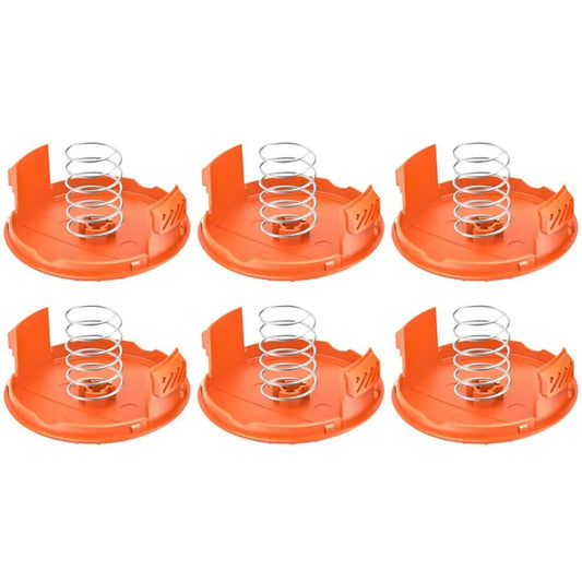 Lawn Mower Parts for Black & Decker GH400 / GH500 / GH600 6 Spool Cap + 6 Spring, RC-100-P