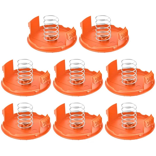 RC-100-P For Black & Decker NST1018  /  NST1118 8 Spool Cap + 8 Spring Lawn Mower Parts