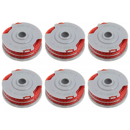 6Pcs Replacement Spools for Flymo Contour 500XT / Power Trim 500XT Lawn Mower Wire Reels, FLY021 / 513937190