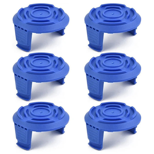 6PCS Lawn Mower Spool Caps TLW-01-1 for Spear & Jackson / Mac Allister / Qualcast / Worx